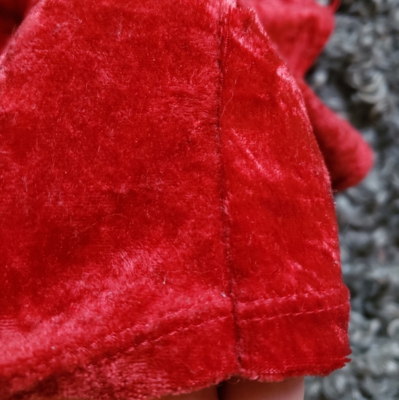 Vintage Victoria's Secret Red Velvet Crop Cami - Picture 5 of 7